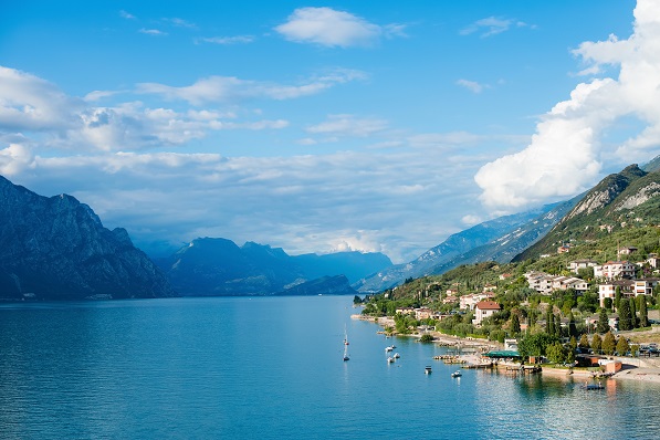 Gardasjön med Venedig