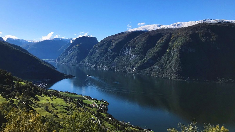 Norska fjäll, fjordar och glaciärer