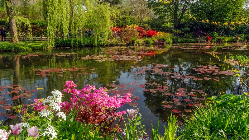 Claude Monets trädgårdar